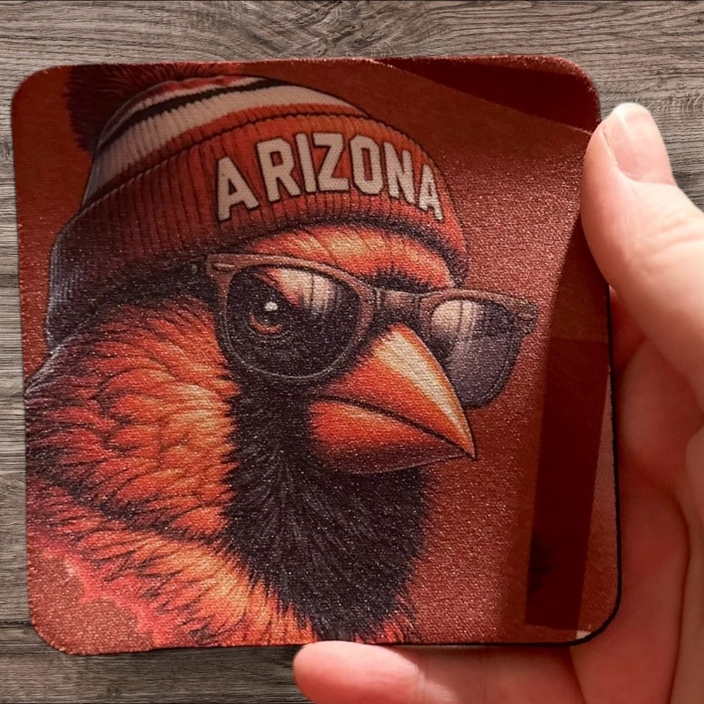 Arizona Cardinals Mascot Coaster
1 for $6 or 4 for $25